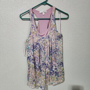 Marisa Christina Tank Top Women Small Floral Sleeveless Boho Whimsigoth